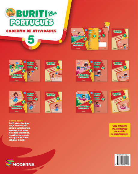 Caderno - Buriti Plus Português 5 - verso